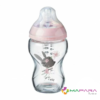 tommee tippee closer to nature biberon verre 250ml lapin rose