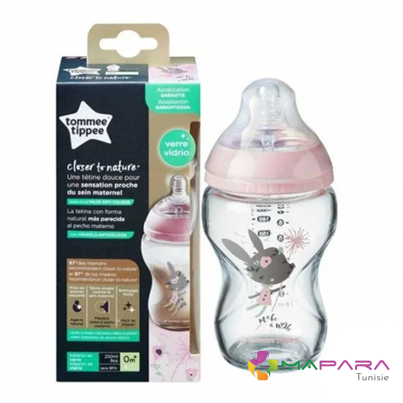 Tétine à débit rapide Tommee Tippee Closer to Nature pour bébés de 6 mois  et plus 