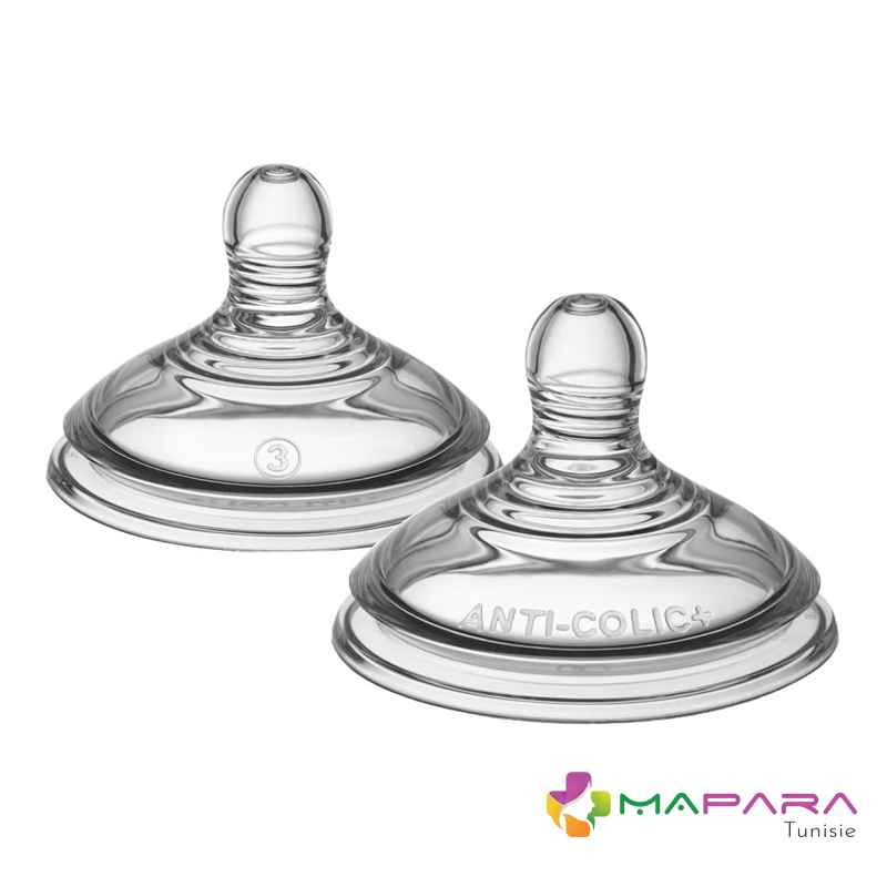 Tommee Tippee Tétines Advanced anti-coliques silicone, débit