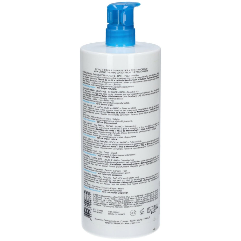 Uriage crème lavante 500ml