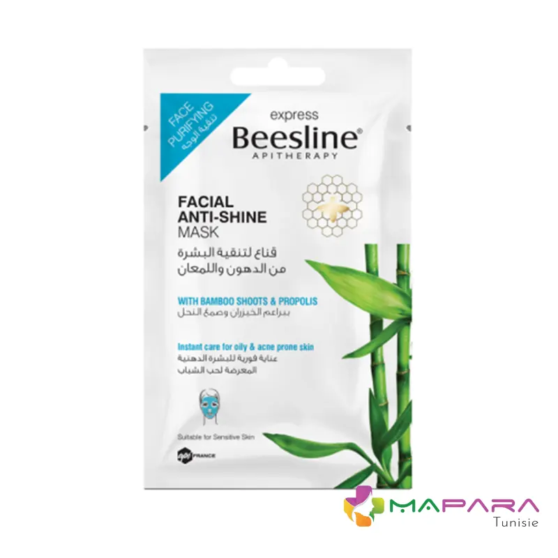 beesline masque anti shine peau grasse