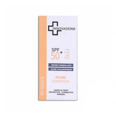 innovaderm fond de teint fluid 02 30ml 50spf mapara