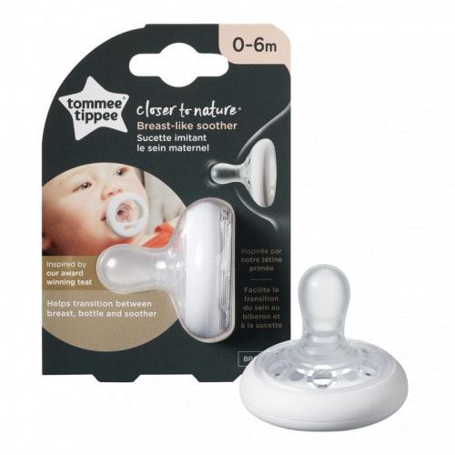tommee tippee close to nature sucette breast like 0 6m