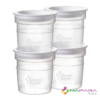tommee tippee pots de conservation x 4