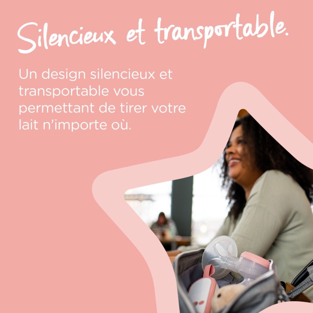 Tommee tippee tire lait électrique très silencieux avec modes de tirages et massages