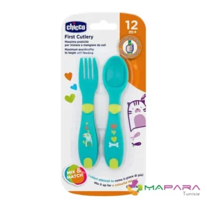 chicco first baby cutlery 12 mois