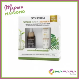 Coffret factor g serum repaskin ecran solaire spf50 50 sesderma