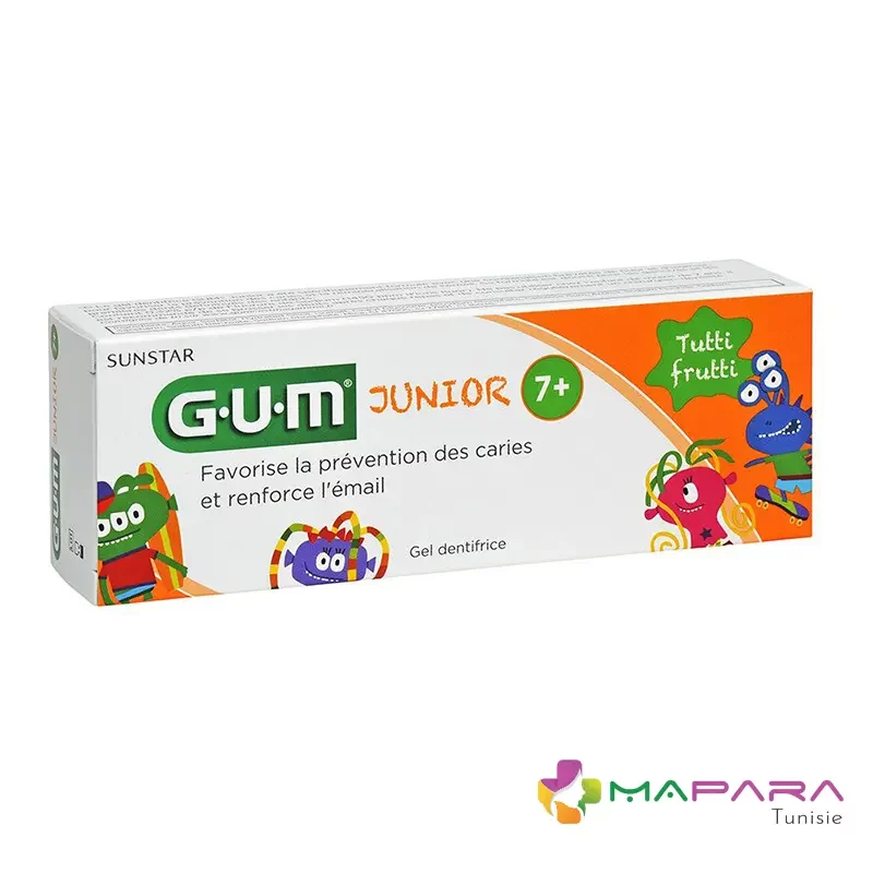 gum kids dentifrice fluore isomalt 7 12 ans 50ml