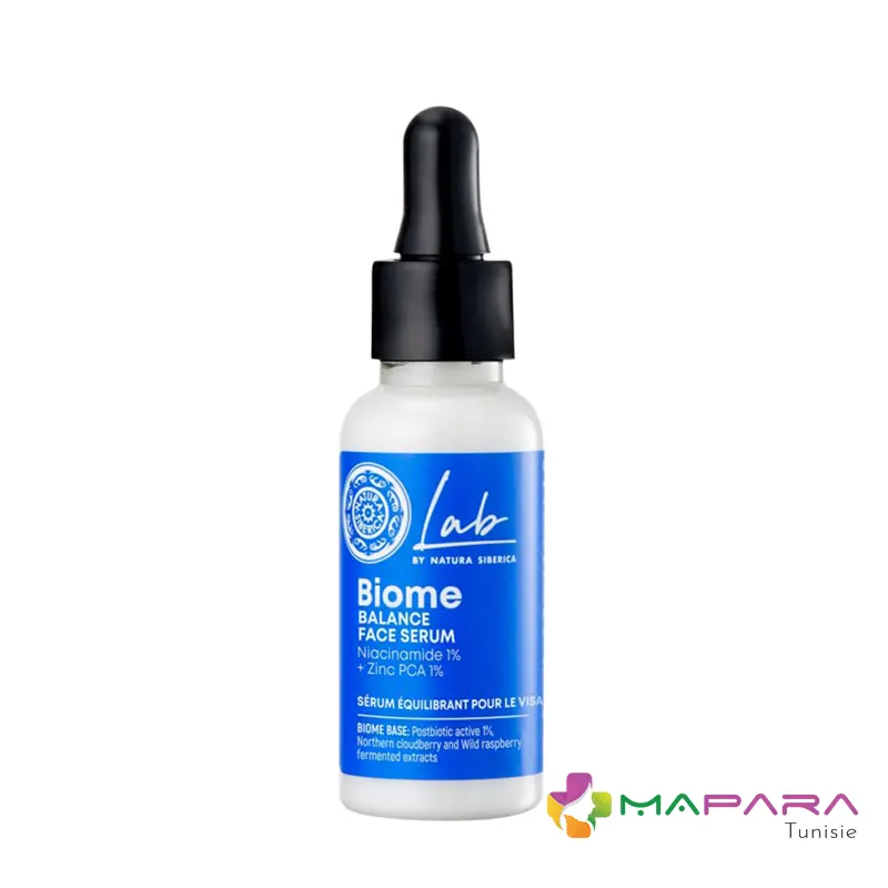 natura siberica lab biome serum visage equilibrant