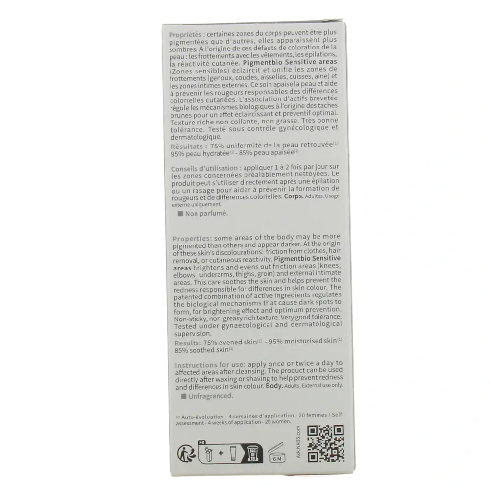 Bioderma pigmentbio sensitive areas soin éclaircissant ciblé 75ml