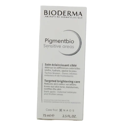 Bioderma pigmentbio sensitive areas soin éclaircissant ciblé 75ml