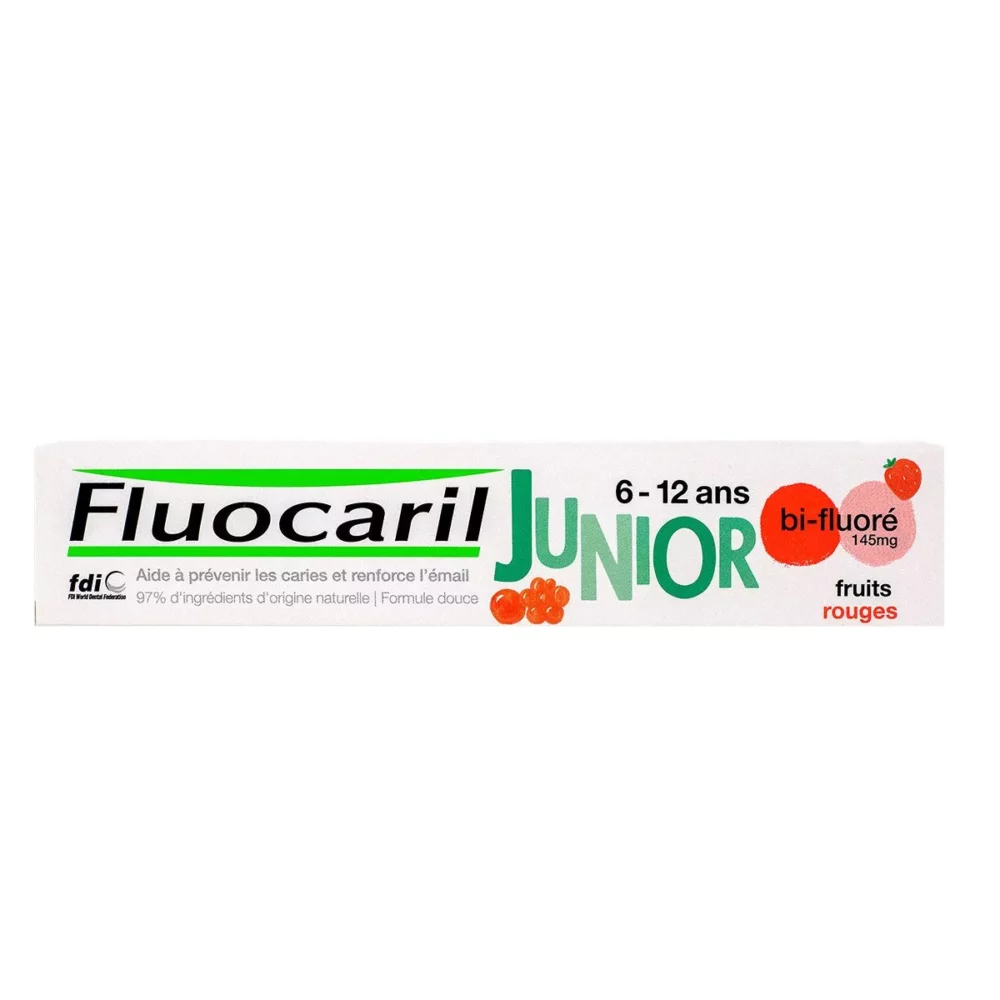 Fluocaril dentifrice junior 6-12 ans fruits rouges 75 ml – image 2