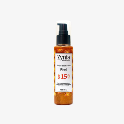 Zynia Huile Bronzante Monoï Spf15