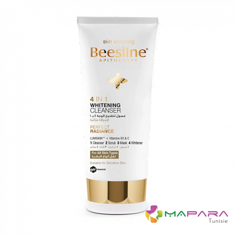 Beesline Gel Nettoyant Éclaircissant Visage 4 en1 150ml