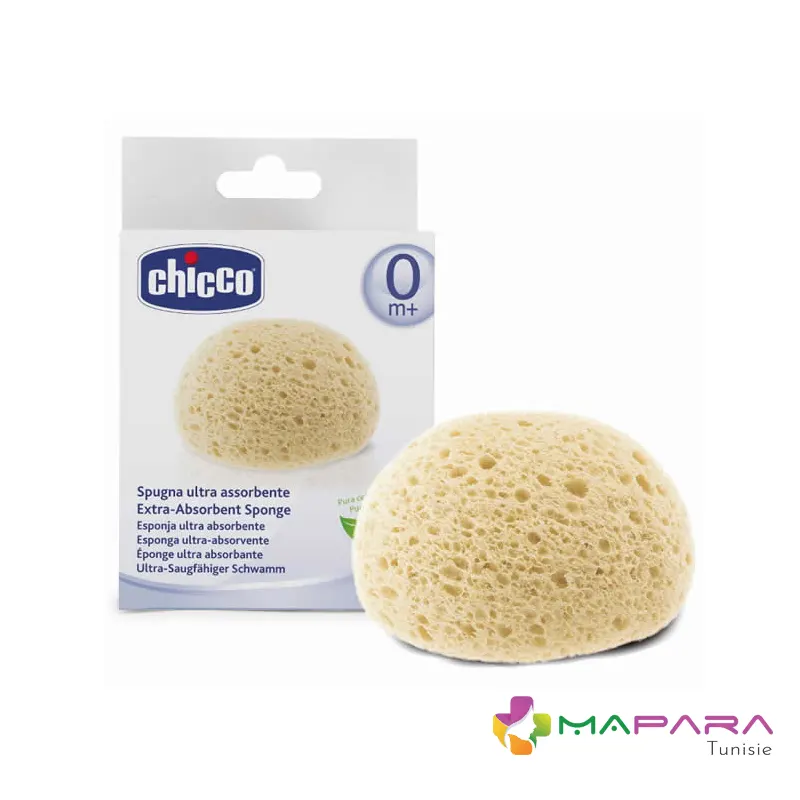 chicco extra absorbent eponge 0m