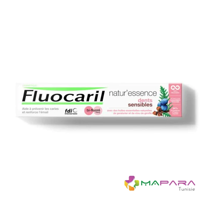 fluocaril naturessence dents sensibles 75ml