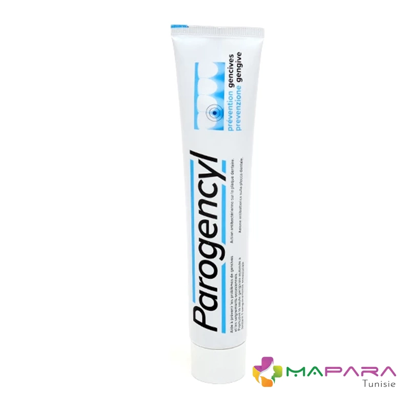 parogencyl dentifrice prevention gencives