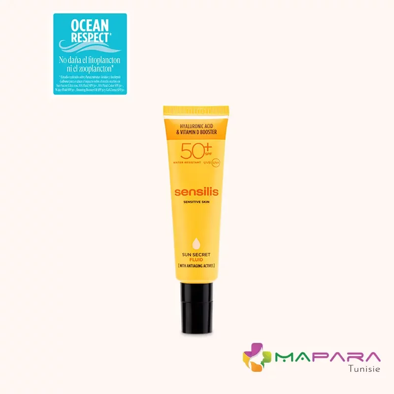 sensilis soin pour le visage anti age fluide spf50
