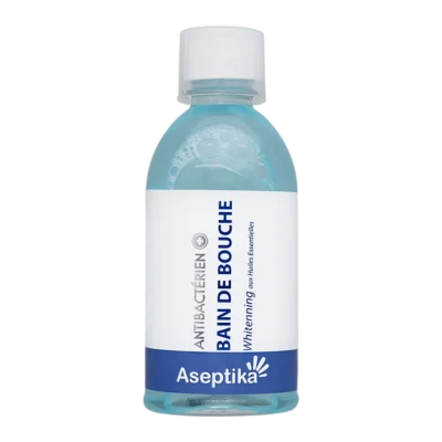 bain de bouche aseptika 350ml blanchissant