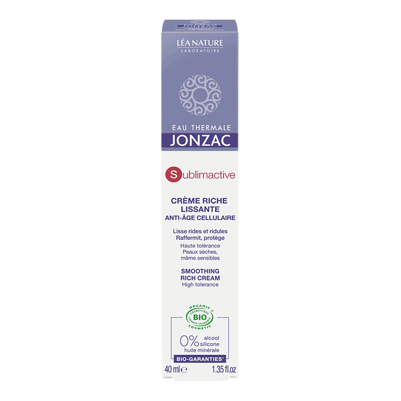Crème Anti-âge Riche Et Lissante Jonzac Sublimactive - Hydratante - Fabriquée En France