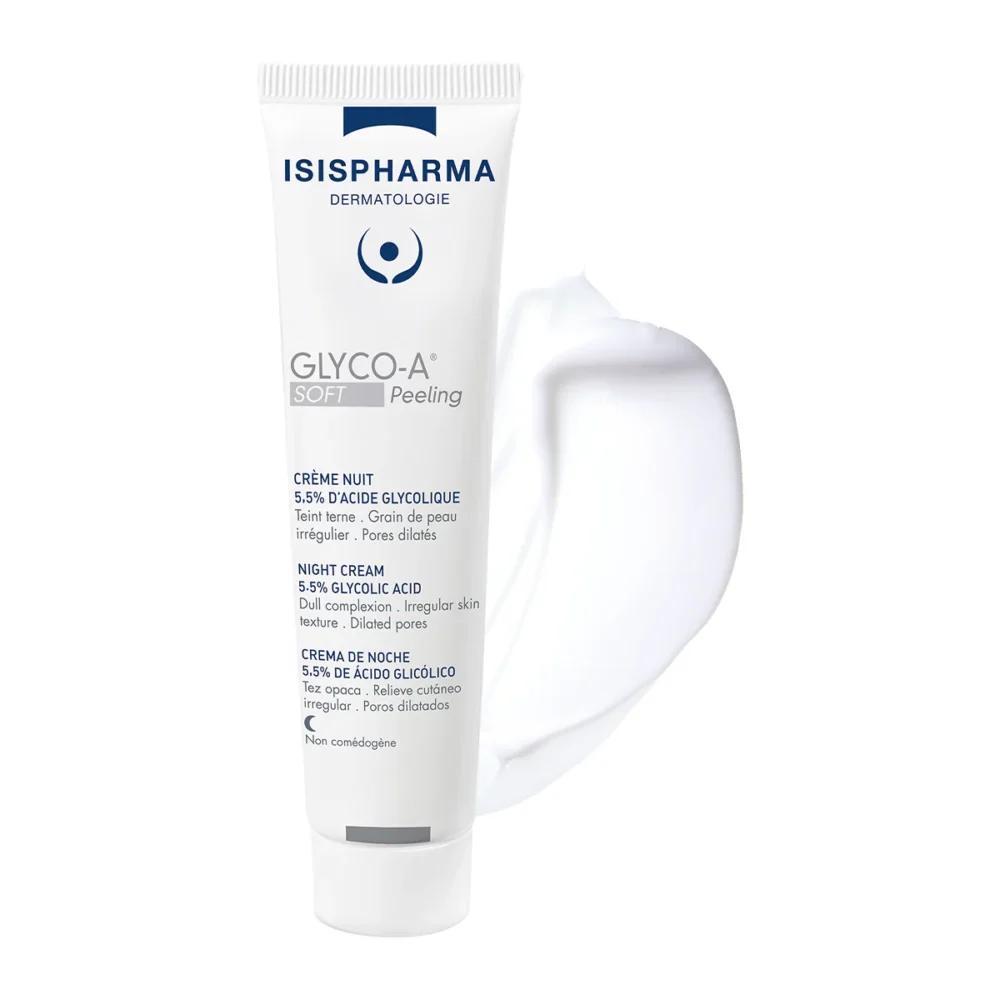 Isispharma glyco-a soft peeling 5. 5% creme nuit 30ml