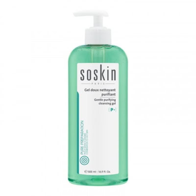 soskin gel doux nettoyant purifiant 500ml
