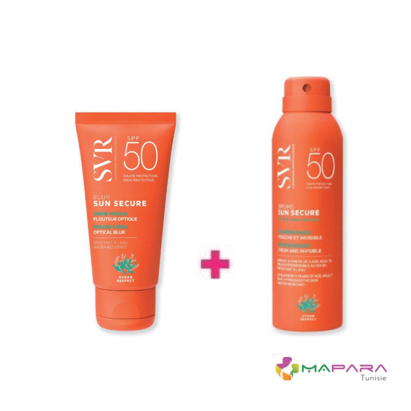 Svr sun secure blur spf50+ + svr sun secure brume spf50+ 200ml