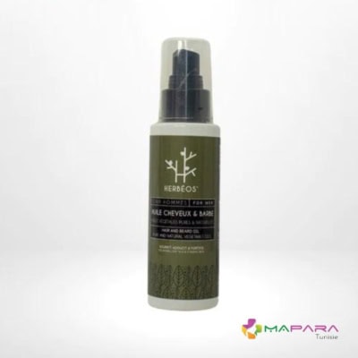 HERBÉOS Huile Pour Cheveux & Barbe (2 en 1) 100 ml