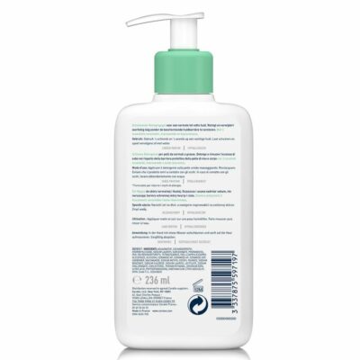 cerave gel moussant nettoyant peaux normales a grasses 236ml