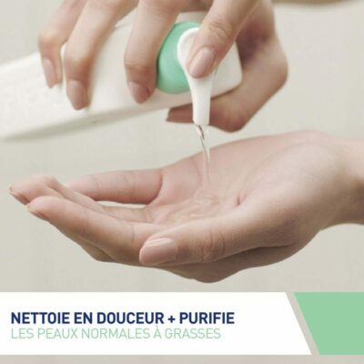 Cerave gel moussant nettoyant peaux normales a grasses 236ml