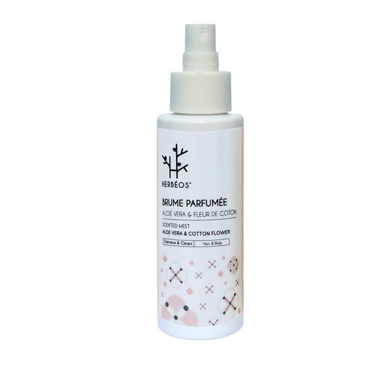 Herbéos brume parfumée aloé véra & fleur de coton