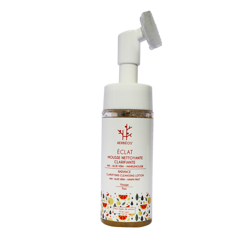 Herbéos mousse nettoyante clarifiante éclat