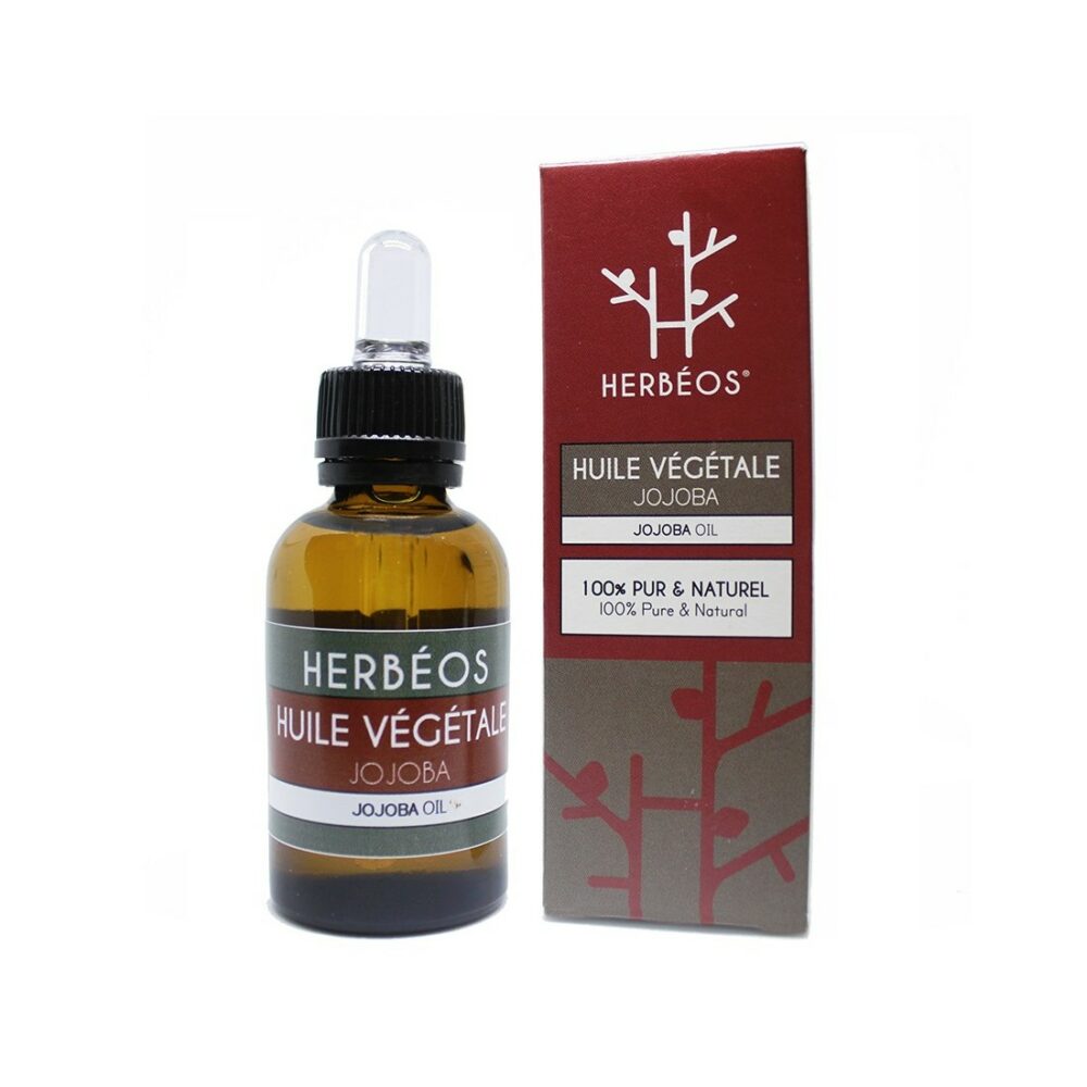 Huile vegetale herbeos huile de jojoba 30ml herbeos