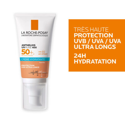 La roche posay anthelios uvmune 400 crème hydratante spf50+ teinté 50ml