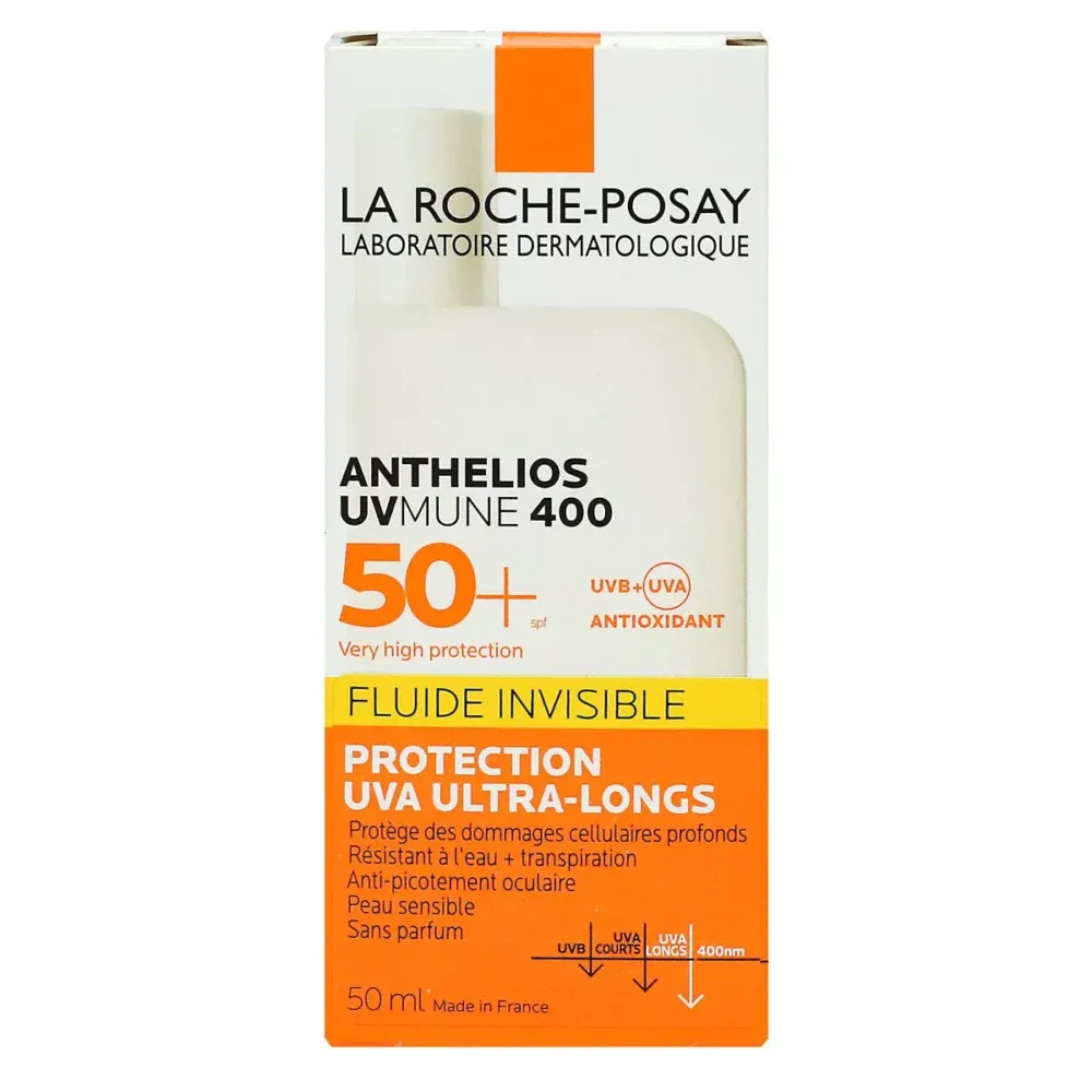 La roche posay anthelios uvmune 400 fluide solaire invisible spf 50+