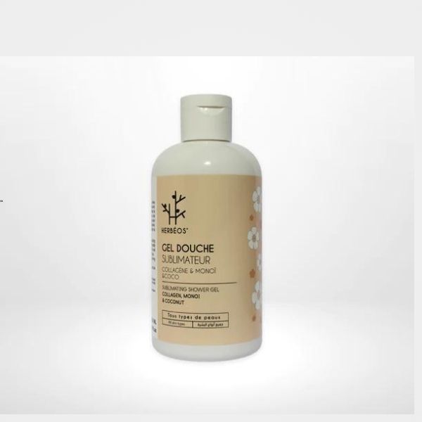 Herbéos gel douche sublimateur collagène & manoï & coco 250 ml