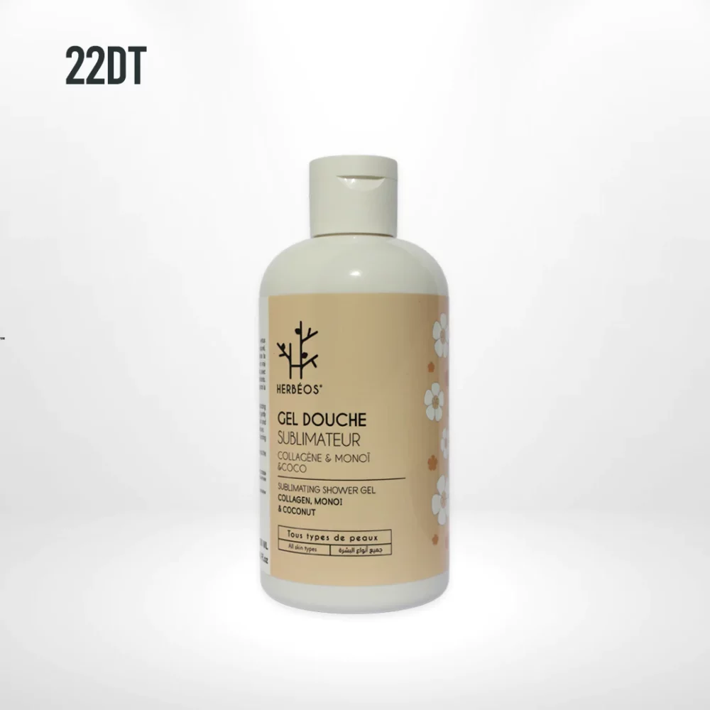 Herbéos gel douche sublimateur collagène & manoï & coco 250 ml