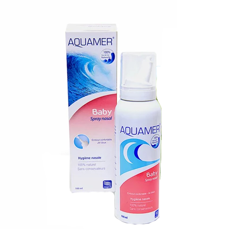 aquamer spray bébé isotonique 100ml
