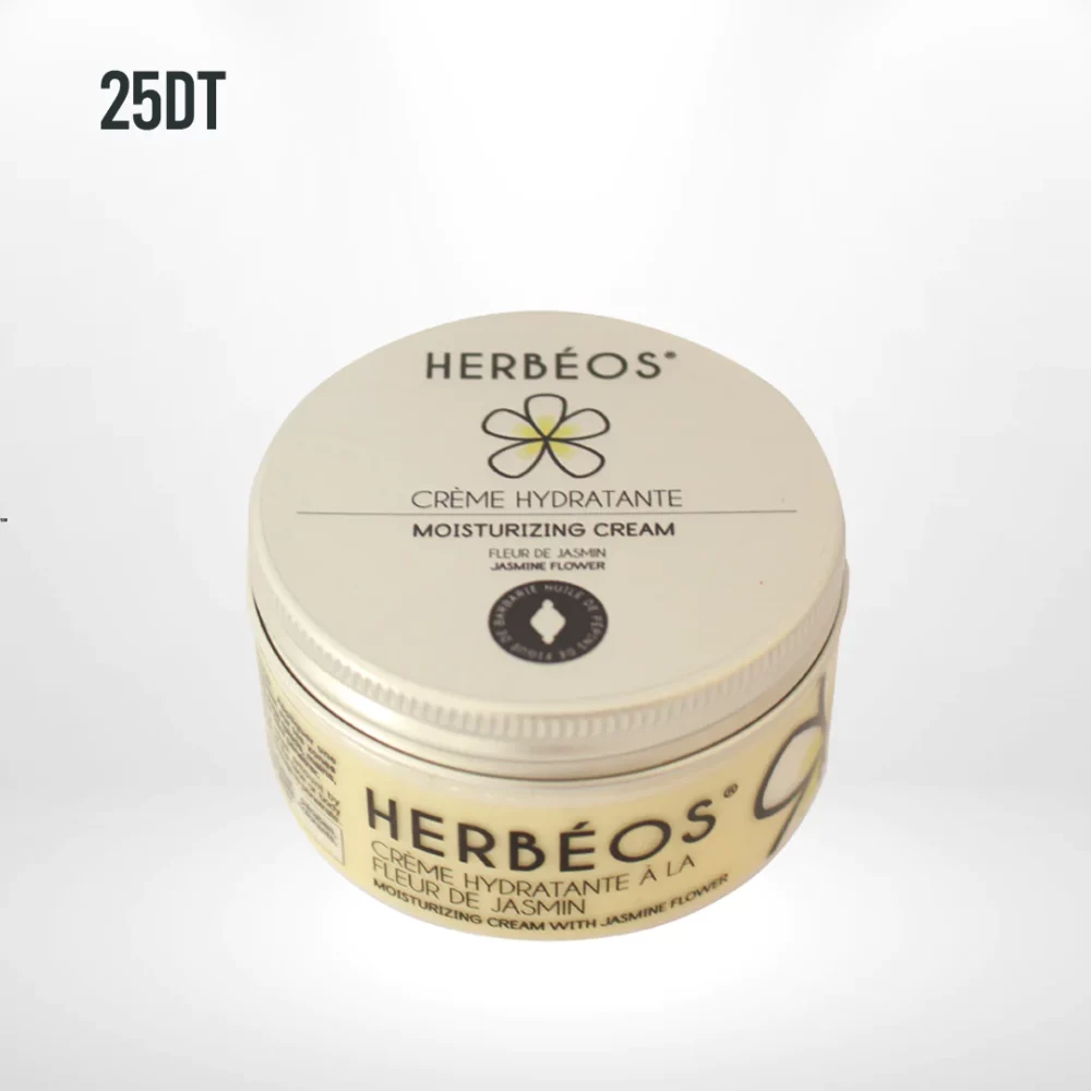 Herbéos crème hydratante corps & mains & pieds à la fleur de jasmin 100 ml