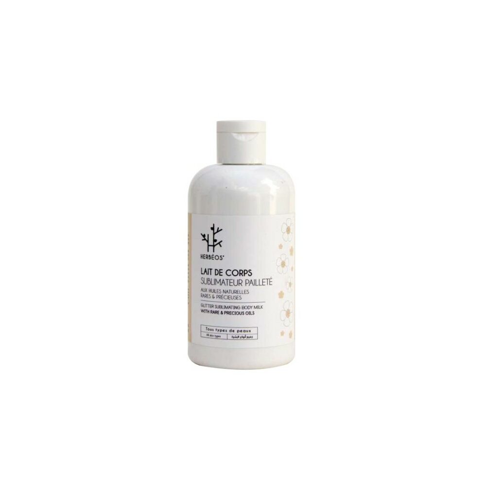 Herbéos lait de corps sublimateur pailleté 250 ml