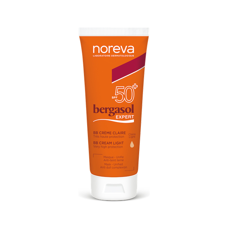 noreva bergasol bb creme clair spf 50 40ml