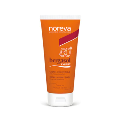 noreva bergasol expert creme fini invisible spf 50 50 ml