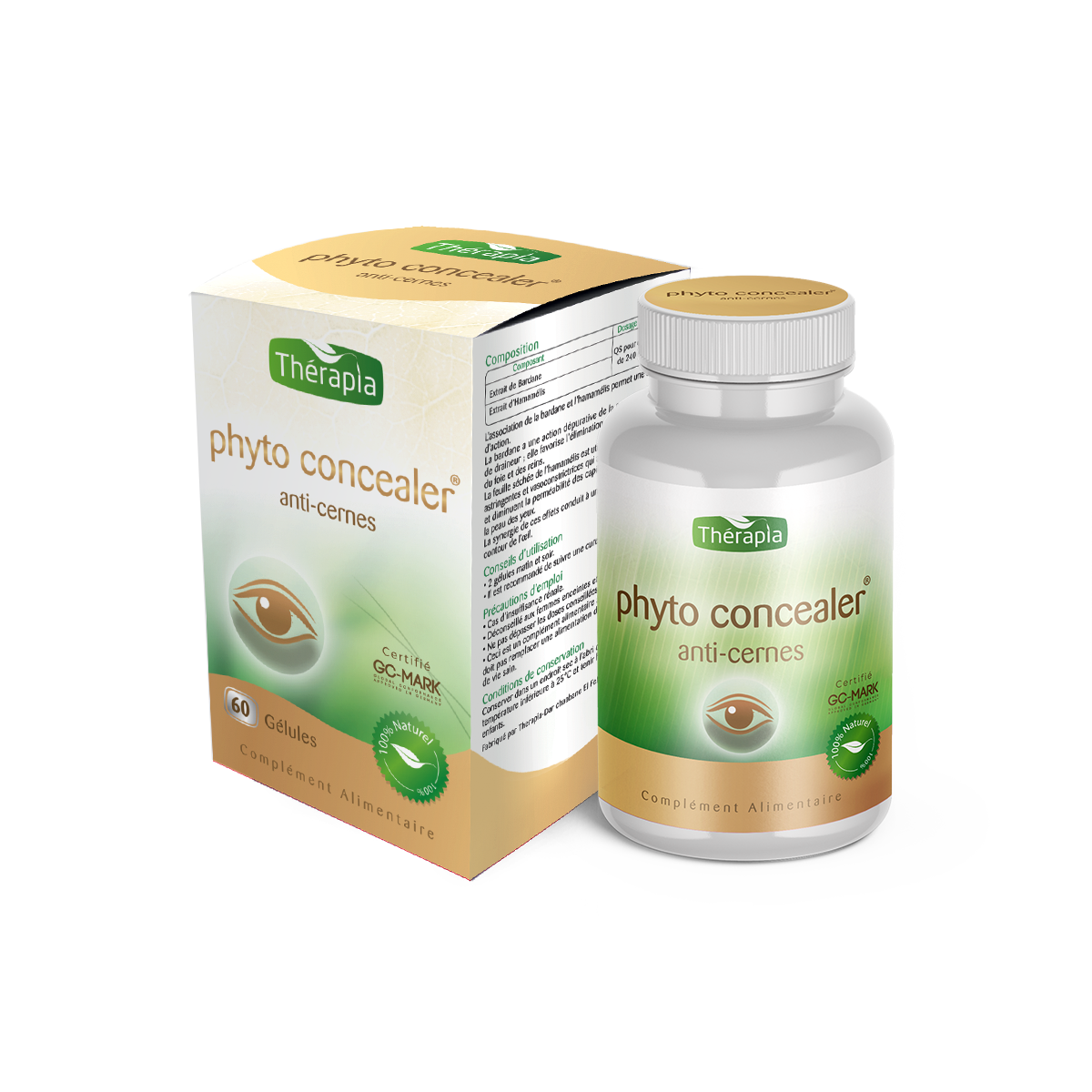 Therapia phyto concealer 60 gélules Therapia phyto concealer 60 gélules