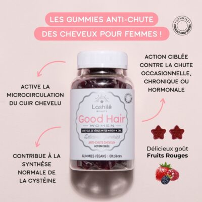 Lashilé beauty good hair beauté, pousse, fortification des cheveux - 1 mois