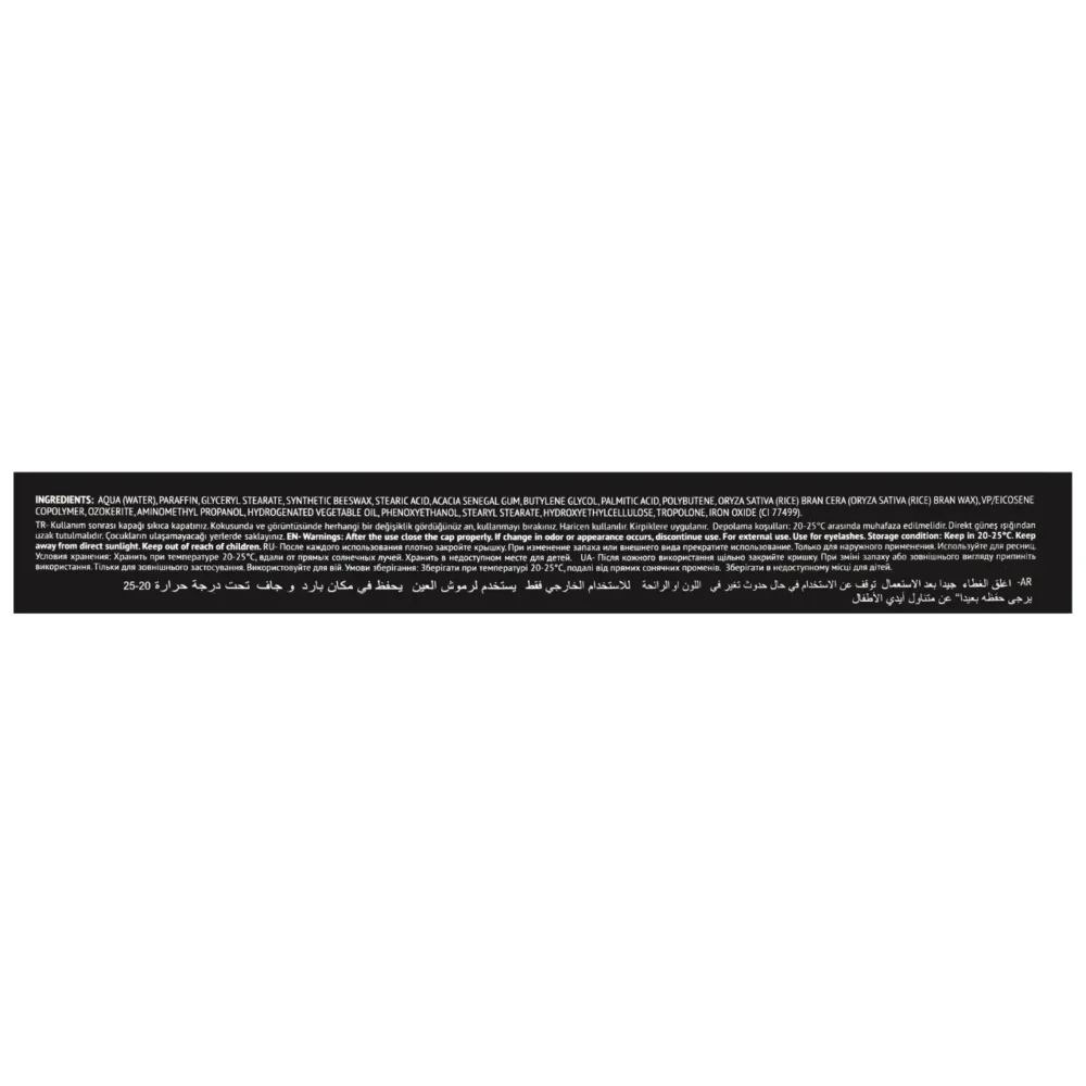 Topface mascara high definition noir