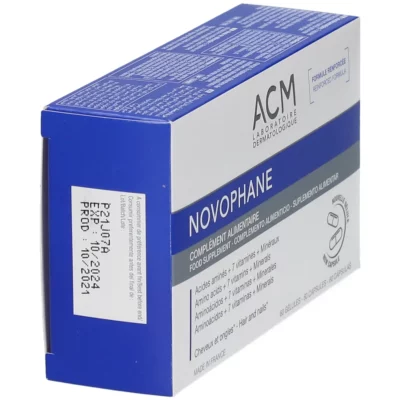 Acm novophane ongles et cheveux 60 gelules