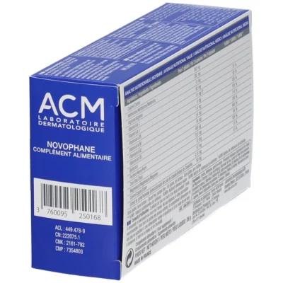 Acm novophane ongles et cheveux 60 gelules