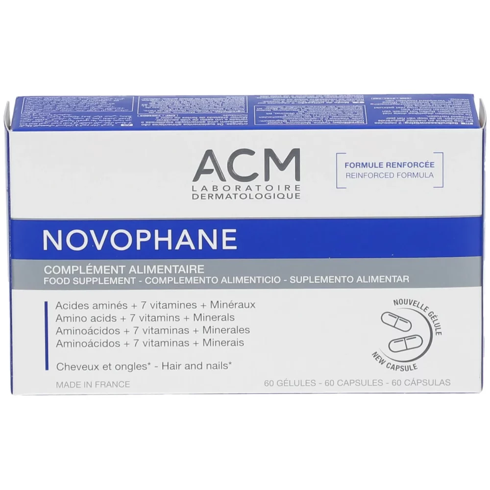 Acm novophane ongles et cheveux 60 gelules