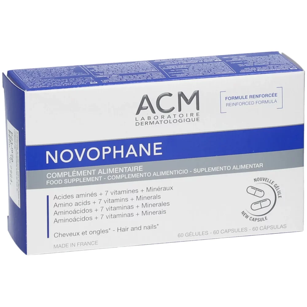 Acm novophane ongles et cheveux 60 gelules