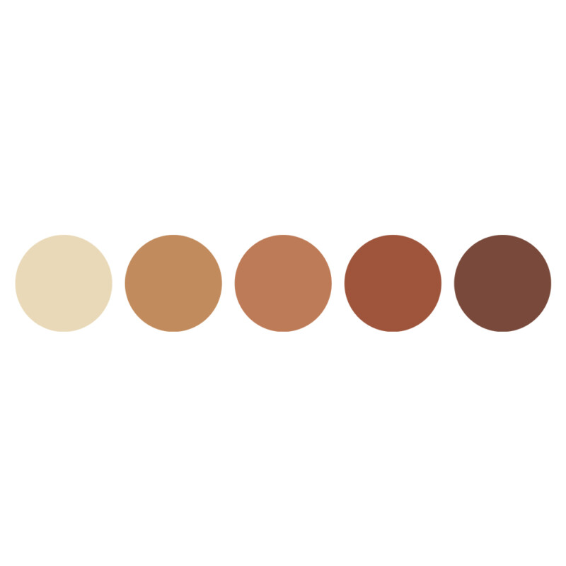 Topface pro palette eyeshadow 018